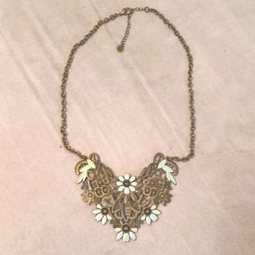 Icing Y2k Chain Link Boho Style Statement Necklace 15$
